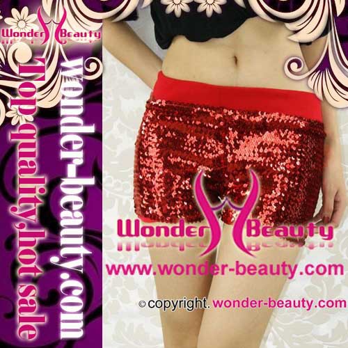 2013 New style red  sequin sexy hot pants for lady