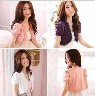 2013 New Style Women's Dress, Flower straight formal Size fits all o-neck cotton short jacket lace women's ,fashion dresses