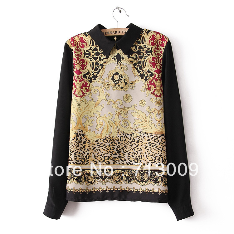 2013 New Style Women Vintage  Shirt Upper Cloth Lady Blouse Hot sale!!