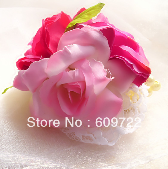 2013 New  Wholesale wedding accessories  Wrist Flower in Wedding Decoration FL302
