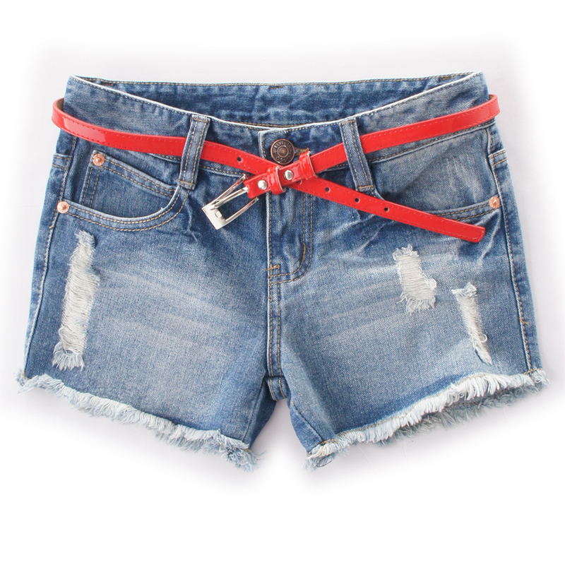 2013 new women jeans hot sale four seasons all-match hole shorts Free Shipping
