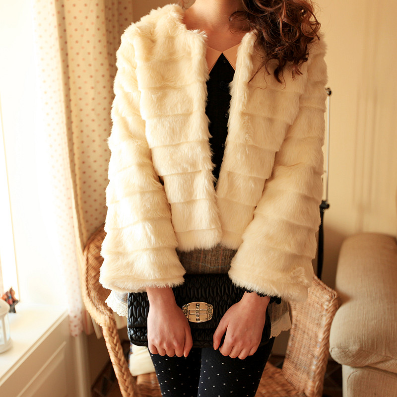 2013 new women's fashion elegant fur coat