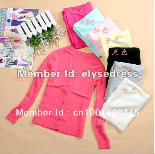 2013 New Women's Knitted Classic Sweater New Year Christmas Stripe cardigan  wholesale Free shipping