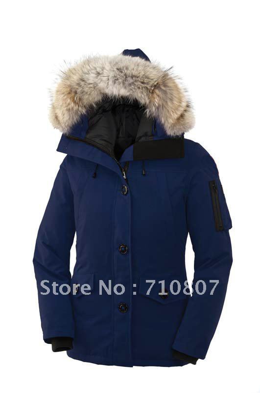 2013 new Womens canada down Parkas short montebello thick Warm overcoat for women black down jackets big fur