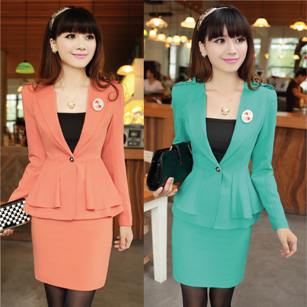 2013 NEW  work wear professional women's set professional women's skirt ol elegant female set