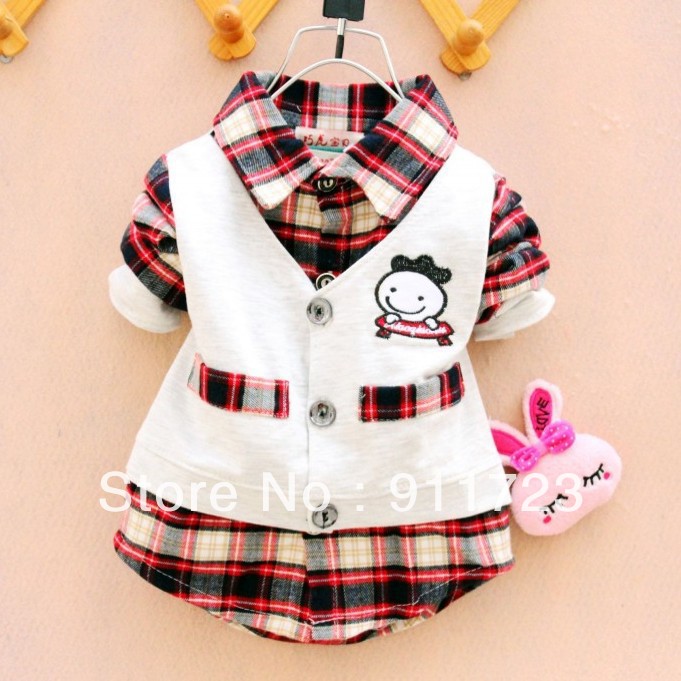 2013 New Year Korean Fashion Style Plaid Design Flannel Shirt For Girl/Cute Flannel Shirt For Children/Girls Stylish Shirt