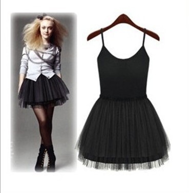 2013 Newest Free Shipping Fashion Women ladies New Spaghetti Ball Gown Slim Dress Skirt