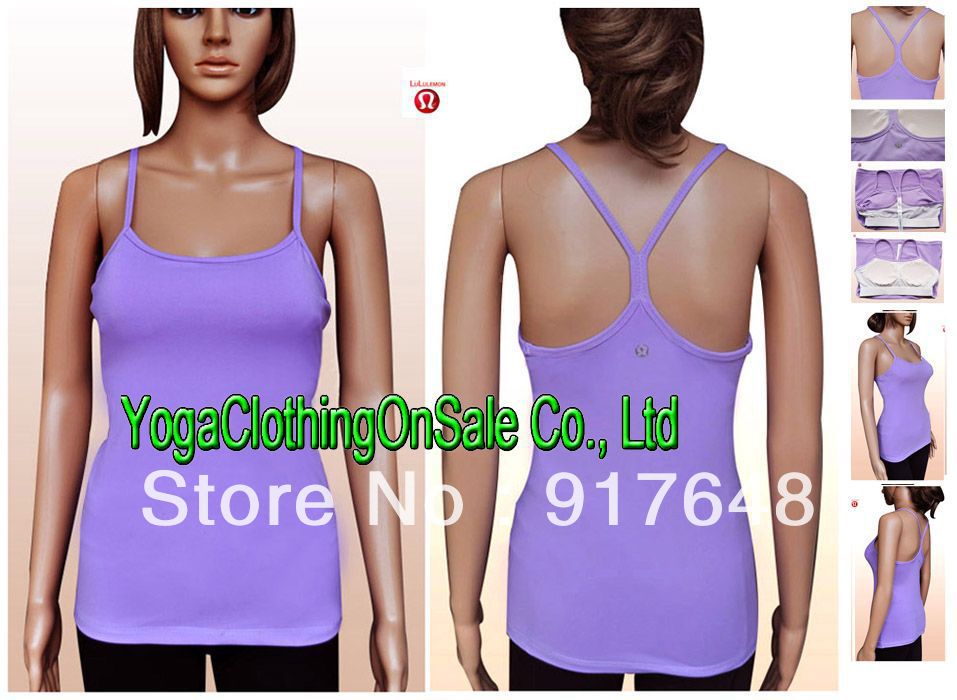 2013 NWT Lululemon  Yoga Women Stylish  Power Y Tank Vest Best ,Free Shipping ,Wholesale Price,Size 4,6,8,10,12 .