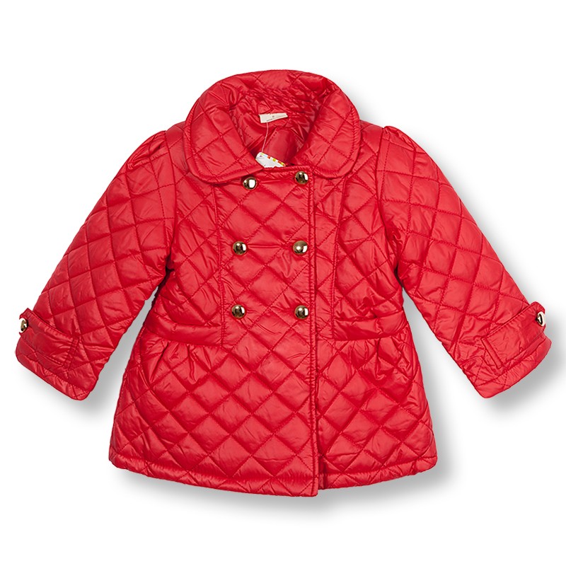 2013 Oshkosh double breasted wadded jacket cotton-padded jacket cotton-padded jacket female child trench 2013 Brand Geometry