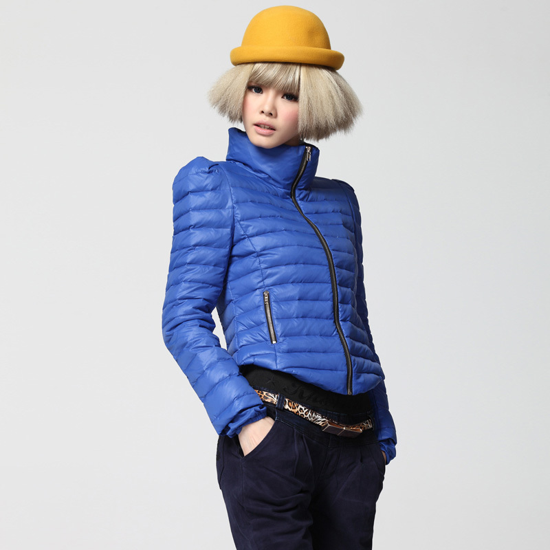 2013 outerwear down coat female short design slim down coat female