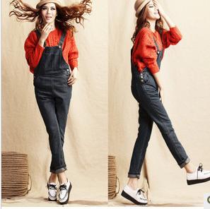 2013 panty product han edition new jeans tide female foot trousers suspenders big yard good quality