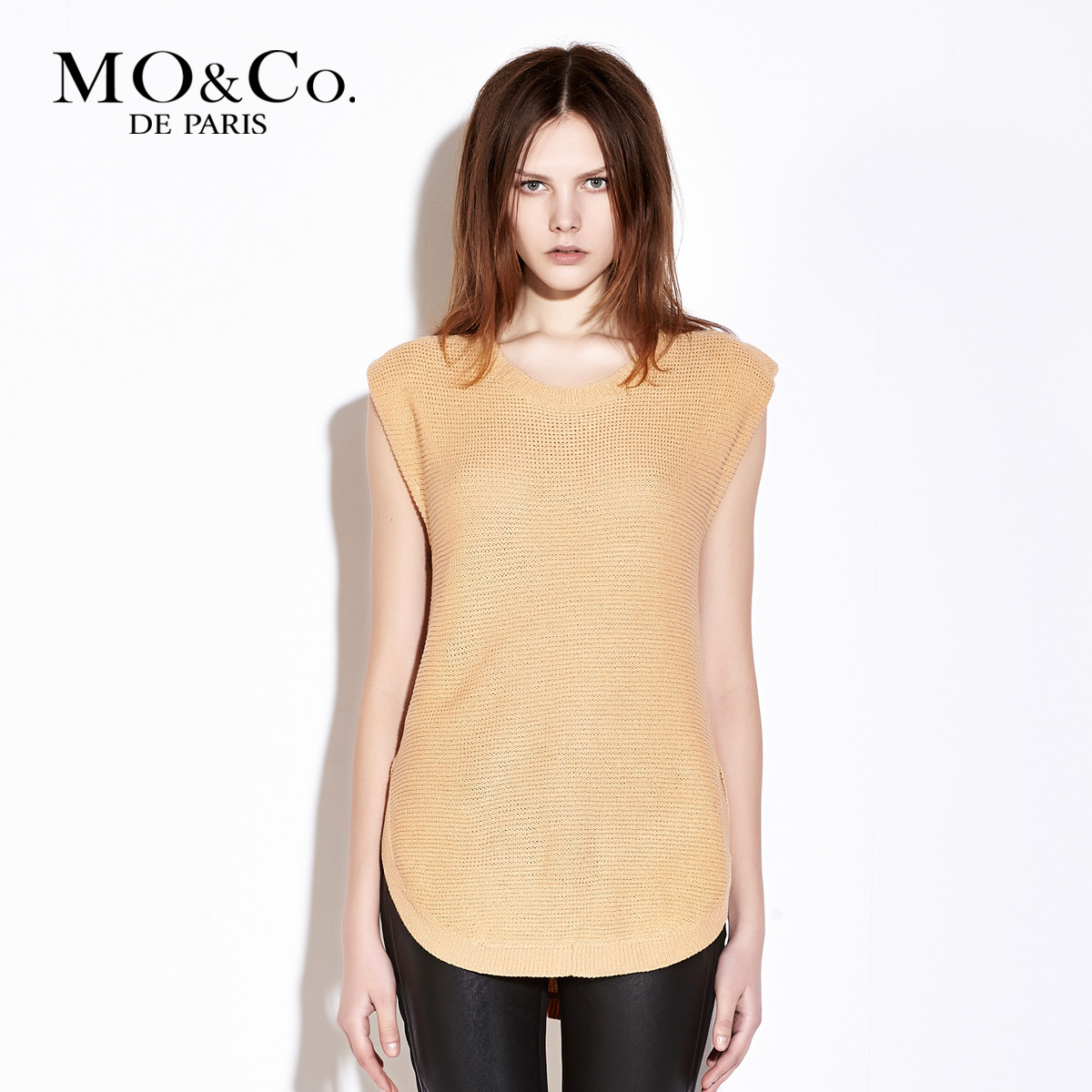 2013 Pop & New . mormons female spring m121jey11 sleeveless pullover regular style wool sweater moco