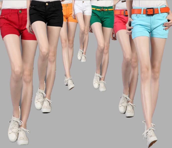 2013 Promotion! 7 colors 1pc Fashion women's Jeans shorts spring & summer lady's short trousers Free shipping A-chic