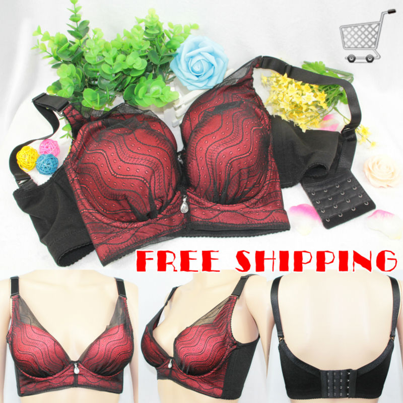 2013 Red bra ladies bra size:32 34 36 38 A B  C-CUP sexy LACE bra women's bras SKU: WX036