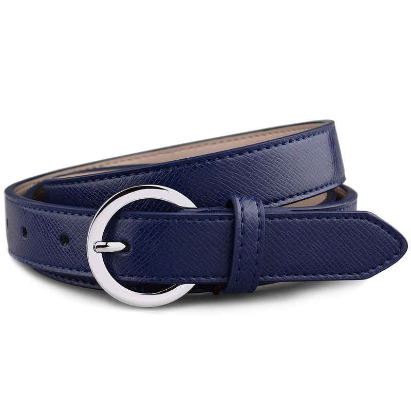 2013 SEPTWOLVES women's strap genuine leather cowhide pin buckle belt beige