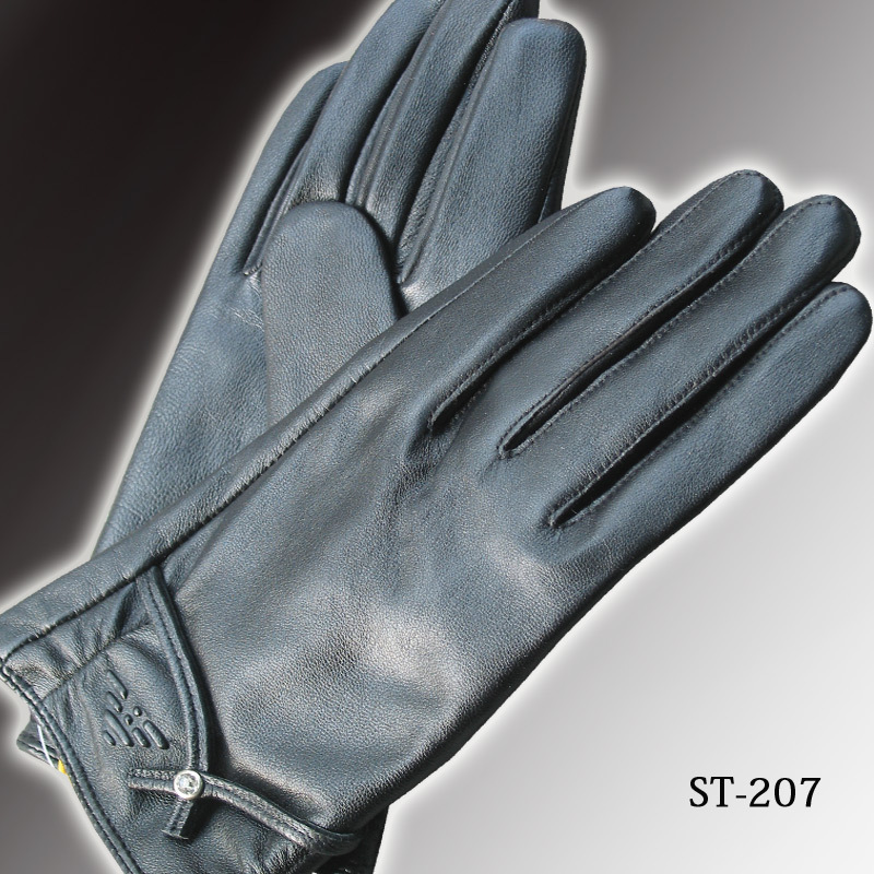 2013 sheepskin gloves women's gloves thermal genuine leather gloves 207