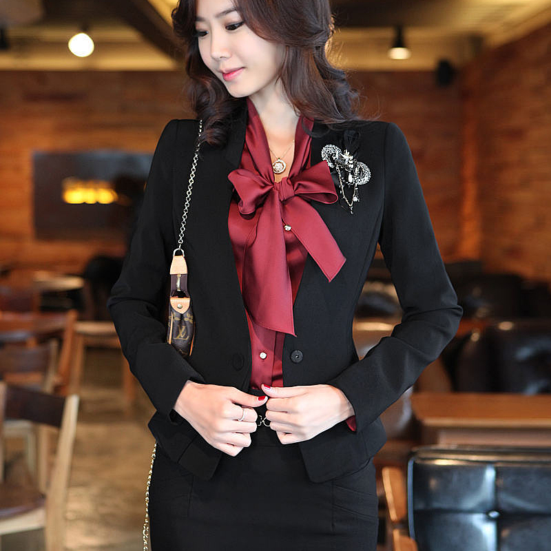 2013 slim career set women's fashion women's formal ol work wear suit work wear