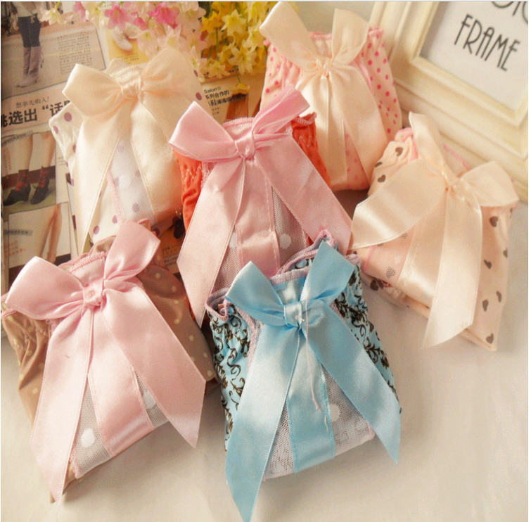 2013 Special spike the the milk wire slippery Ms. underwear cute bow underwear cartoon underwear