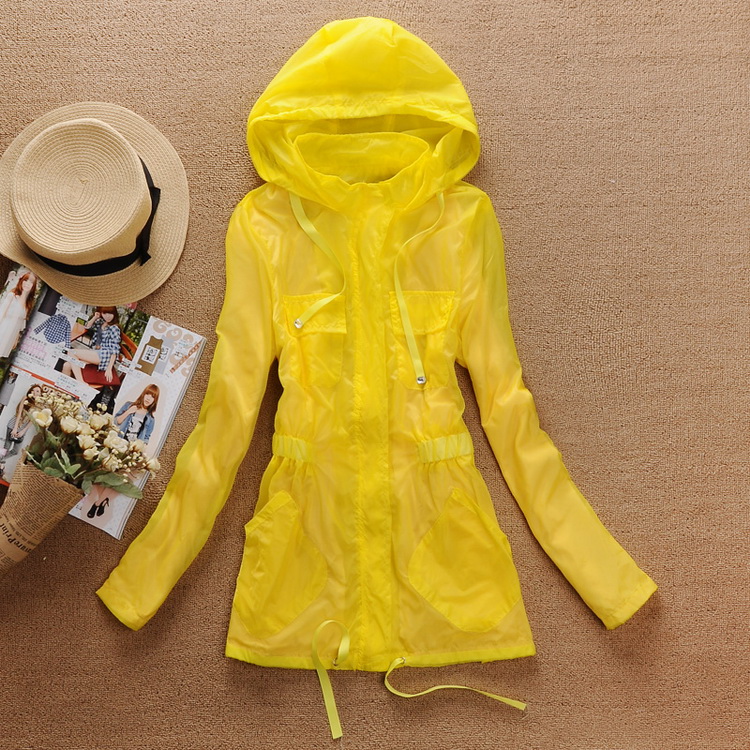 2013 spring all-match candy color sunscreen double layer sun protection clothing outerwear