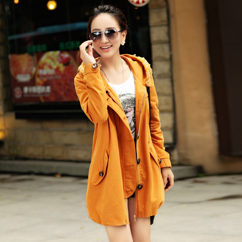 2013 spring and autumn fashion new arrival casual trench female women's trench outerwear female
