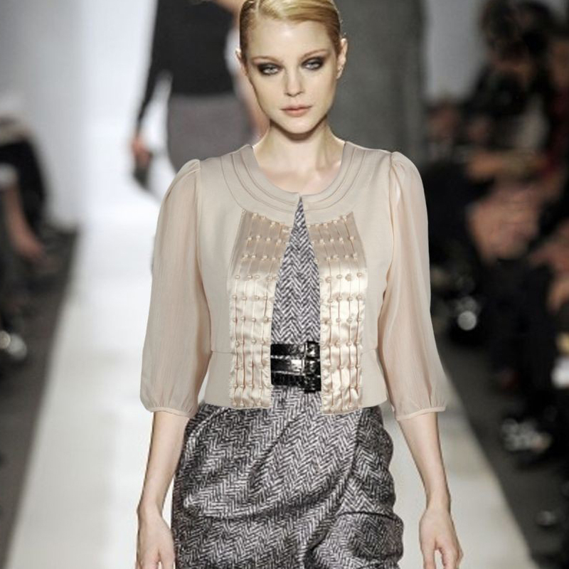 2013 spring and autumn fashion short jacket knitted small cardigan slim short design women's small cape air conditioning shirt