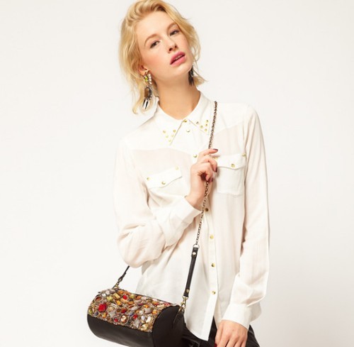 2013 spring and autumn fashion women's shirt classic A1501