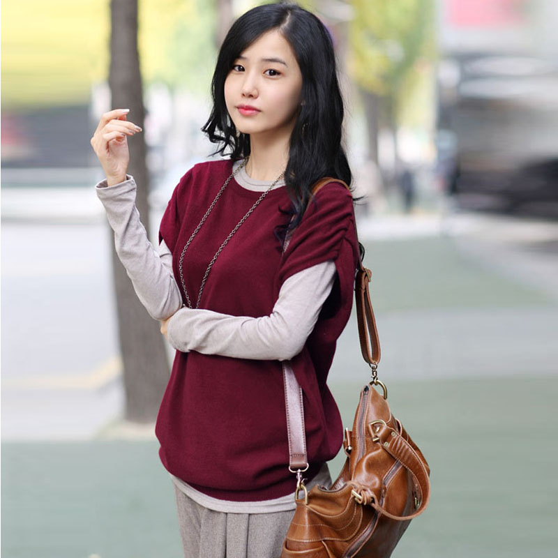 2013 spring and autumn hot all-match plus size clothing batwing sweater shirt pullover twinset sweater 1030 Free shipping