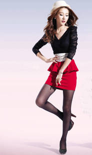2013 spring and autumn lace patchwork sexy V-neck slim hip long-sleeve basic one-piece dress