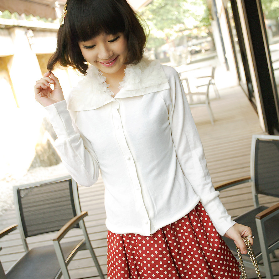 2013 Spring and Autumn Ladies long-sleeved sweater coat female slim single-breasted jacket Free Shipping