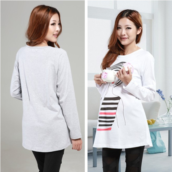 2013 spring and autumn maternity clothing maternity long-sleeve top maternity basic T-shirt long-sleeve basic long johns