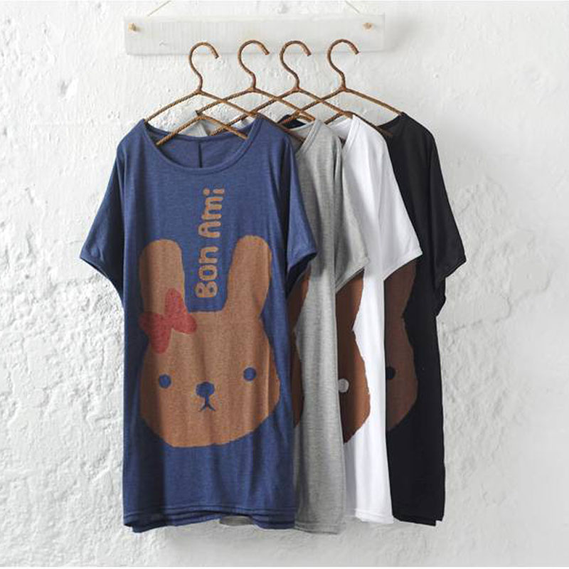 2013 spring and autumn maternity clothing sweatshirt dress top short-sleeve bust skirt rabbit plus size t-shirt women's dress