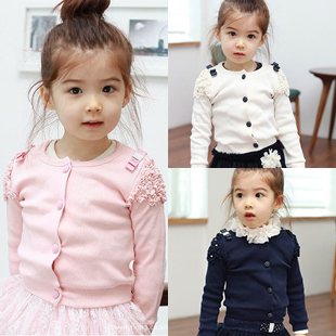 2013 spring and autumn princess baby girls clothing cardigan 5058