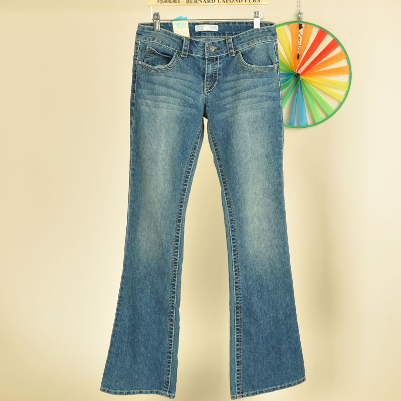 2013 spring and autumn women's bell bottom jeans trousers plus size 7g11k (WC001)