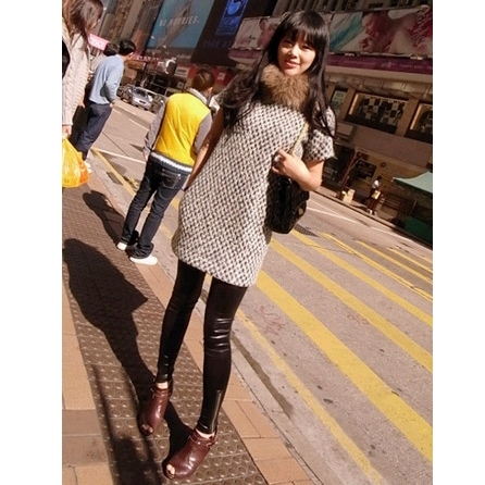 2013 spring and autumn women's faux leather slim female fashionable casual legging tights