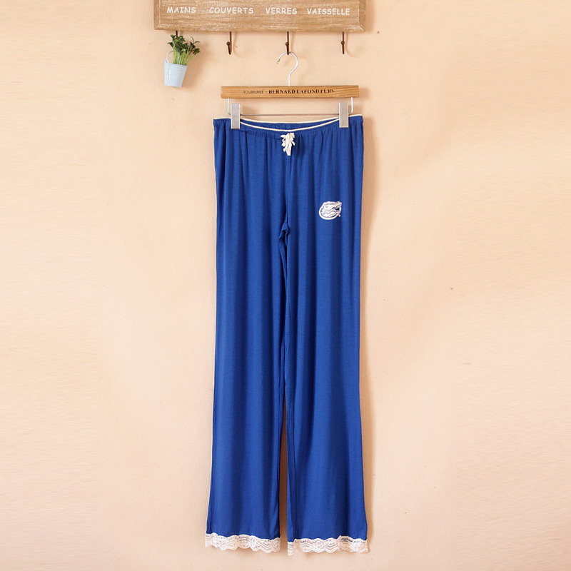 2013 spring and summer female modal cotton derlook trousers pajama pants plus size 44-34k 5