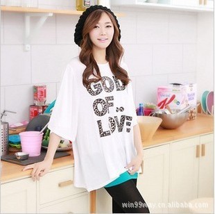 2013 spring and summer Korean version of the new Women Slim solid color cotton soft short-sleeved code t-shirt 307B26