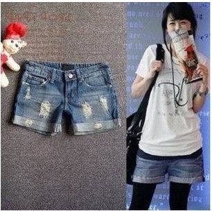 2013 Spring and Summer Lady Denim Shorts,Women's Jeans Shorts,Hot Sale Ladies' Short Pants Size:S M L,XL,XXL Free Shipping