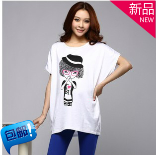 2013 spring and summer maternity clothing maternity short-sleeve t-shirt maternity short-sleeve fashion batwing shirt