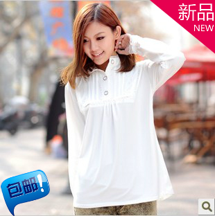 2013 spring and summer maternity nursing t-shirt maternity basic t-shirt long-sleeve maternity nursing clothes s105