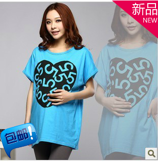 2013 spring and summer maternity t-shirt maternity short-sleeve T-shirt basic maternity short-sleeve shirt