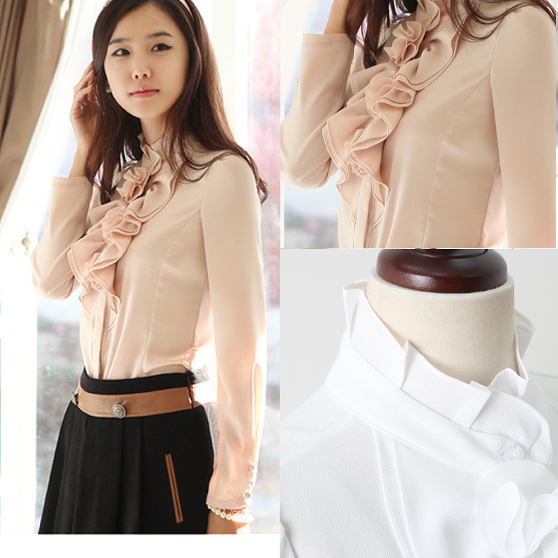 2013 spring and summer new arrival work wear women women's formal work wear the trend of fashion ol shirt