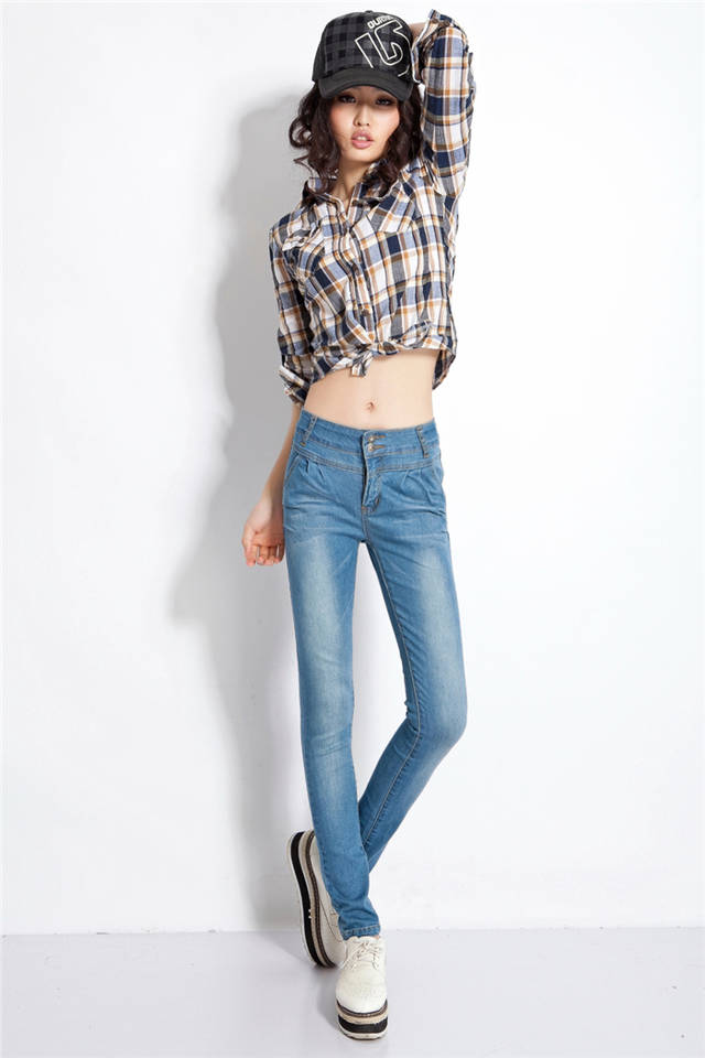 2013 spring and summer vintage small repair the 3011 jeans pencil pants