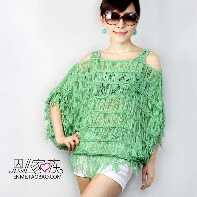 2013 spring and summer women's cutout sweater female fashion 5