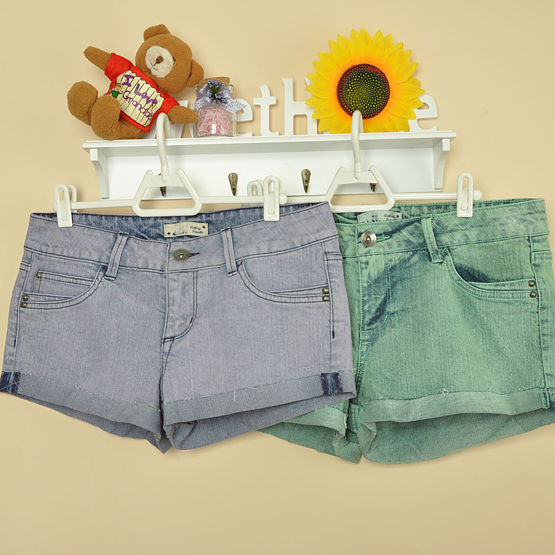 2013 spring and summer women's jeans shorts plus size 2p239k (WC001)
