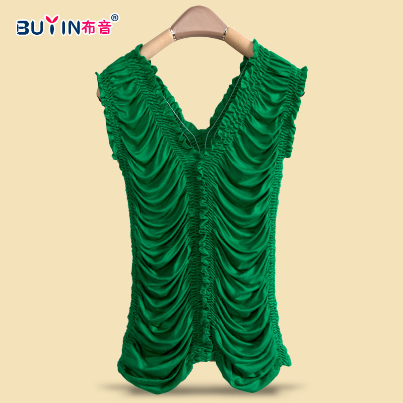 2013 spring and summer women's multicolour lace spoondrift solid color short design basic small vest Free Shipping