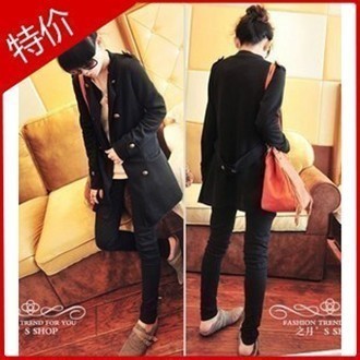 2013 spring autumn and winter stand collar double breasted gentlewomen cardigan trench all-match casual outerwear