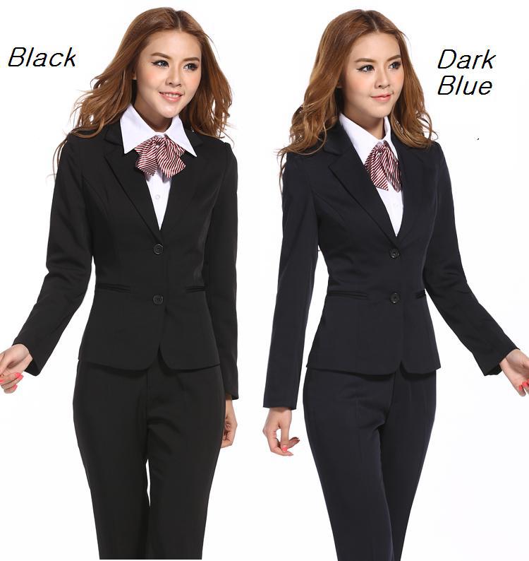 2013 spring autumn fashion career set ol work wear women's skirt set skirt & blazer slim career suits blue free shipping