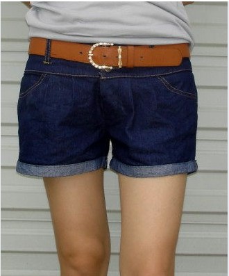 2013 spring casual loose plus size denim shorts mm female shorts female plus size shorts