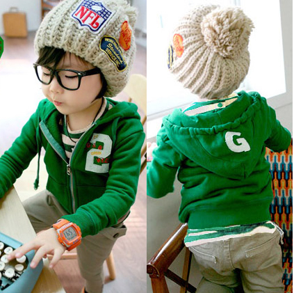 2013 spring child clothing baby boys girls clothing g fleece sweatshirt outerwear clothes