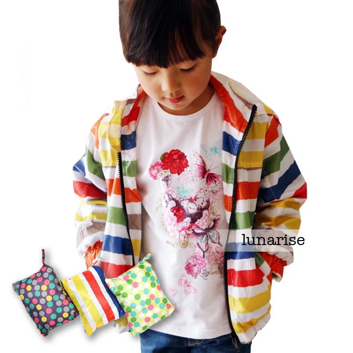 2013 spring children's clothing female child trench child stripe polka dot outerwear small bag